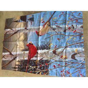 Sam Timm Winter Cardinals church Flag 39"x27"